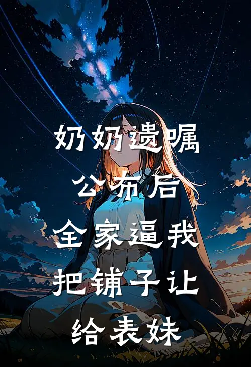 奶奶遗嘱公布后，全家逼我把铺子让给表妹