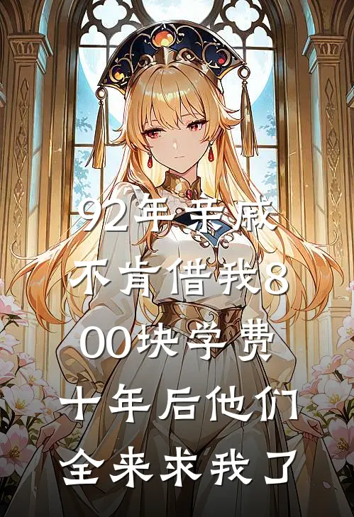 92年亲戚不肯借我800块学费，十年后他们全来求我了
