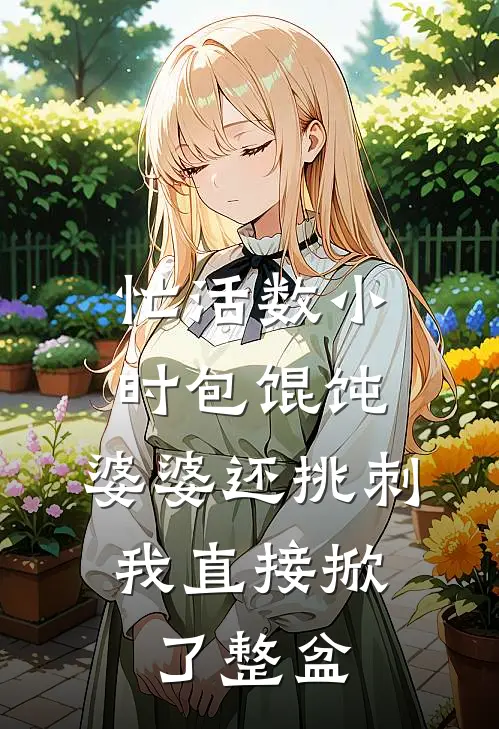 忙活数小时包馄饨,婆婆还挑刺,我直接掀了整盆