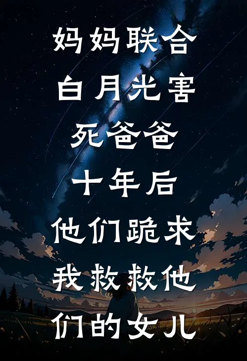妈妈联合白月光害死爸爸，十年后，他们跪求我救救他们的女儿