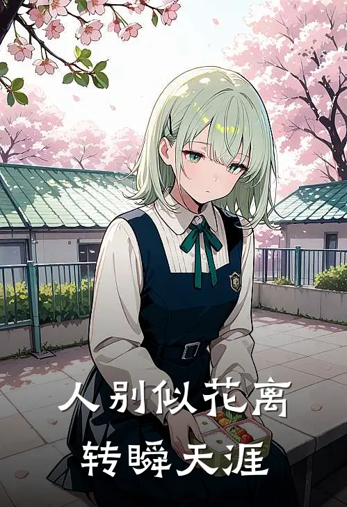 人别似花离，转瞬天涯