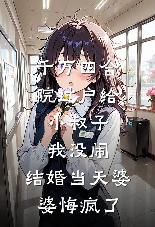 千万四合院过户给小叔子，我没闹，结婚当天婆婆悔疯了