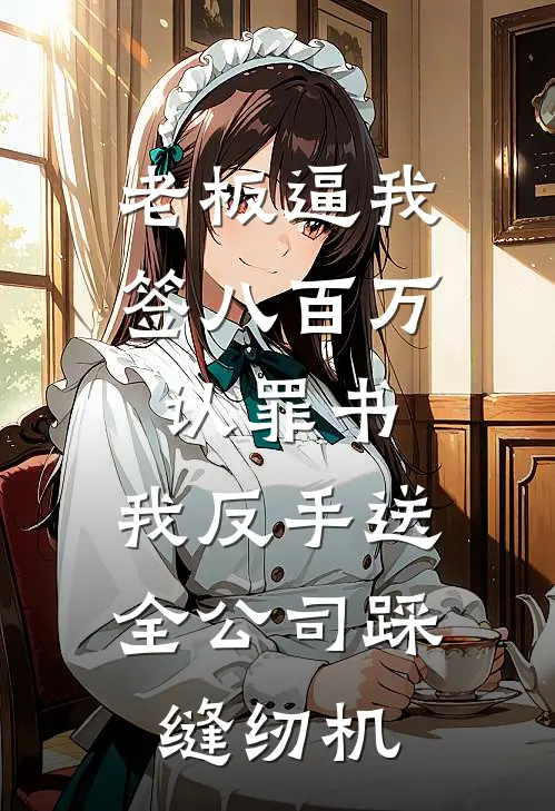 老板逼我签八百万认罪书，我反手送全公司踩缝纫机