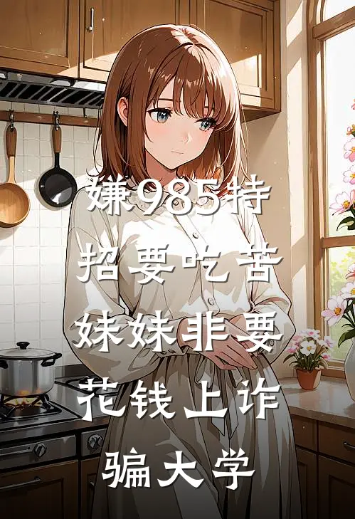 嫌985特招要吃苦，妹妹非要花钱上诈骗大学