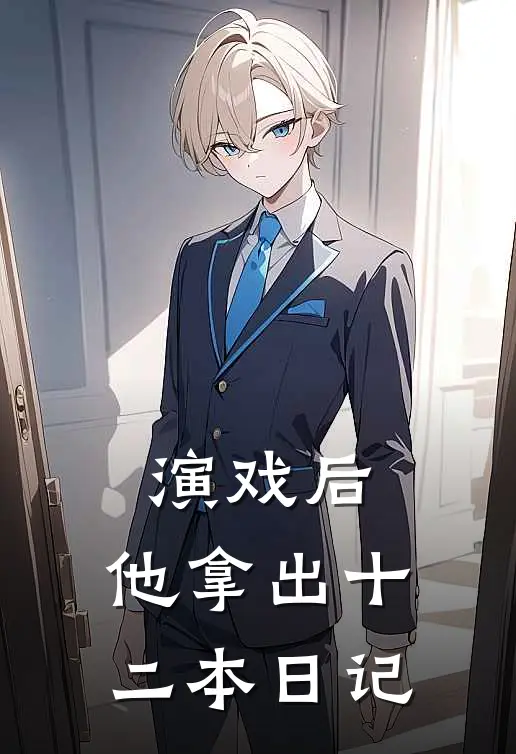 演戏后，他拿出十二本日记