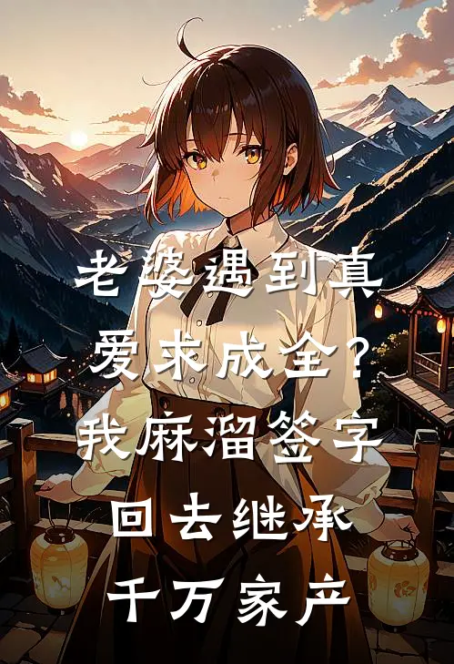 老婆遇到真爱求成全？我麻溜签字，回去继承千万家产