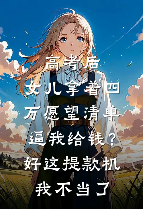 高考后，女儿拿着四万愿望清单逼我给钱？好，这提款机我不当了