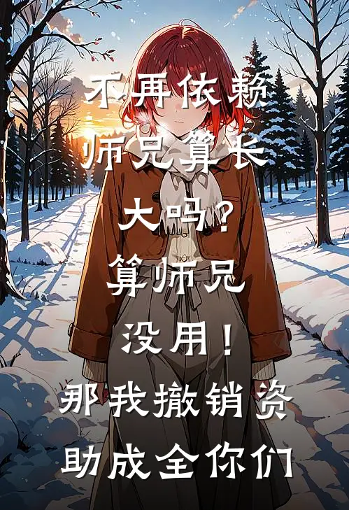 不再依赖师兄算长大吗？算师兄没用！那我撤销资助成全你们
