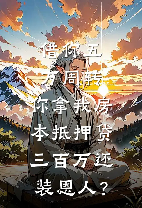借你五万周转，你拿我房本抵押贷三百万还装恩人？