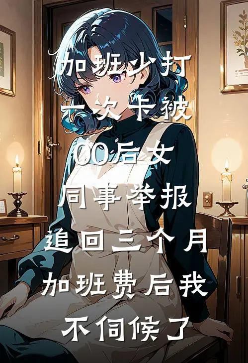 加班少打一次卡被00后女同事举报，追回三个月加班费后我不伺候了