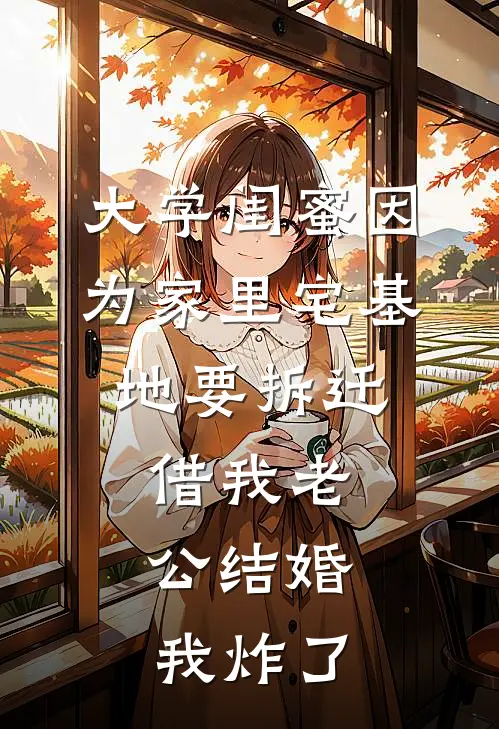 大学闺蜜因为家里宅基地要拆迁，借我老公结婚，我炸了