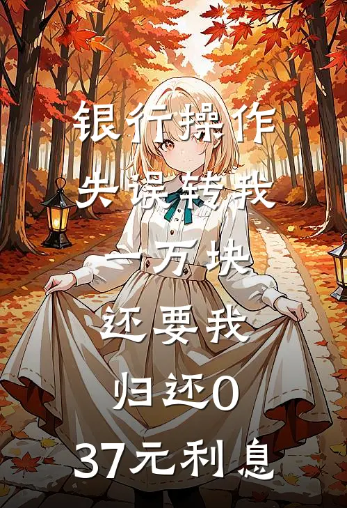 银行操作失误转我一万块，还要我归还0.37元利息
