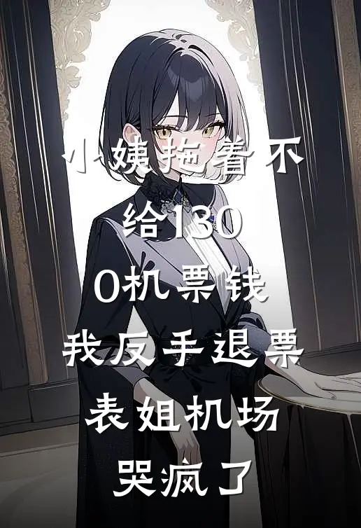 小姨拖着不给1300机票钱，我反手退票，表姐机场哭疯了