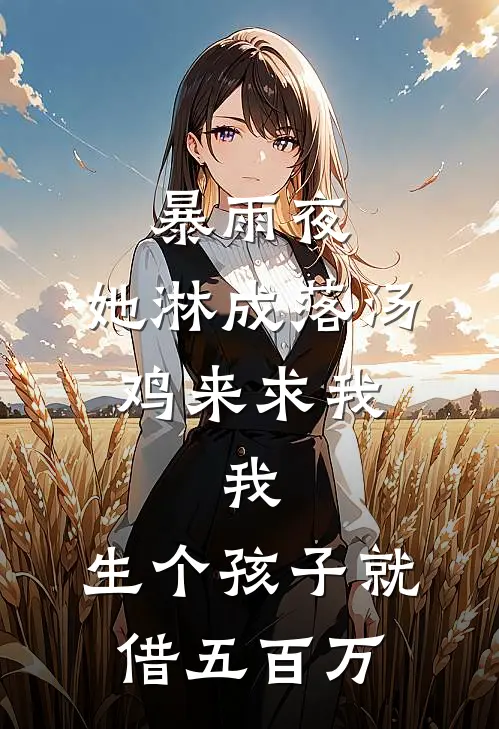 暴雨夜，她淋成落汤鸡来求我，我：生个孩子就借五百万