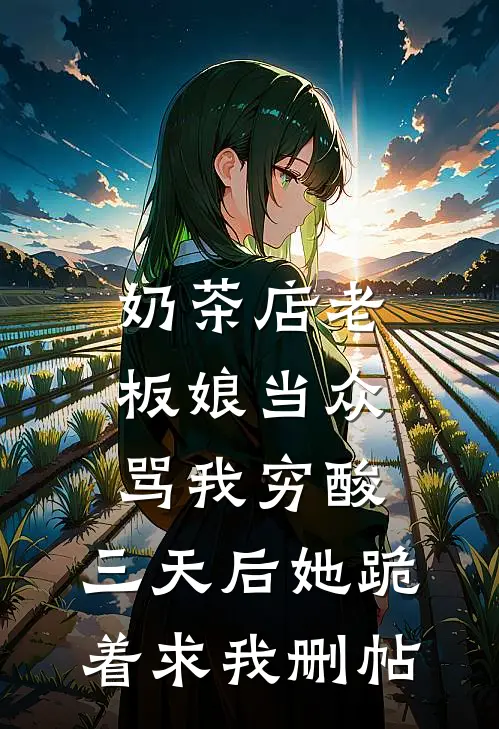 奶茶店老板娘当众骂我穷酸，三天后她跪着求我删帖