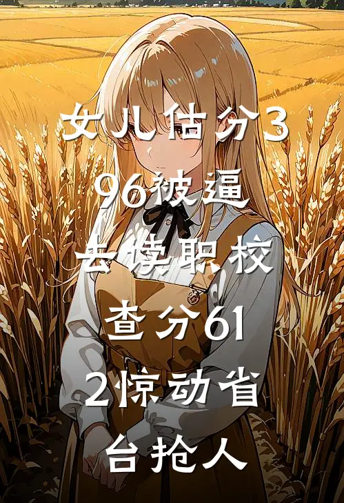 女儿估分396被逼去读职校，查分612惊动省台抢人