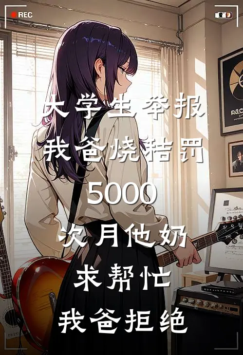 大学生举报我爸烧秸罚5000，次月他奶求帮忙，我爸拒绝