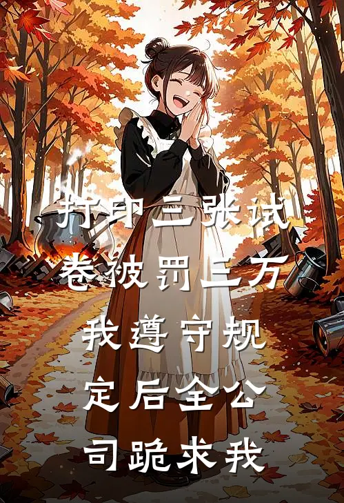 打印三张试卷被罚三万，我遵守规定后全公司跪求我