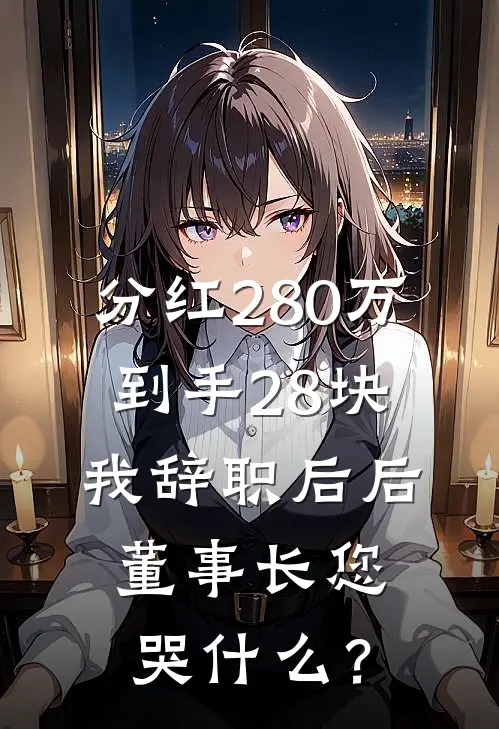 分红280万到手28块，我辞职后后，董事长您哭什么？