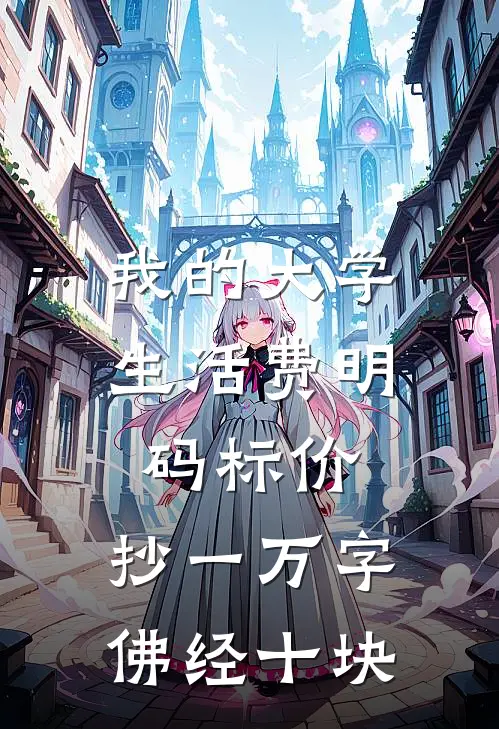 我的大学生活费明码标价，抄一万字佛经十块
