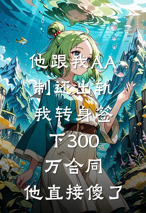 他跟我AA制还出轨，我转身签下300万合同，他直接傻了