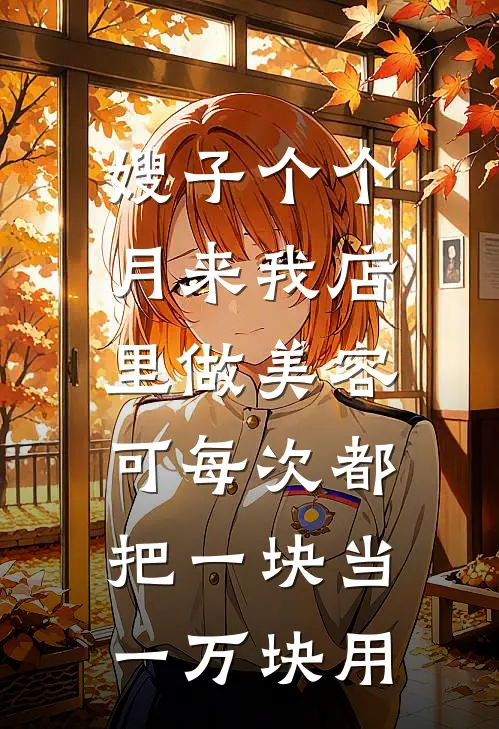 嫂子个个月来我店里做美容，可每次都把一块当一万块用