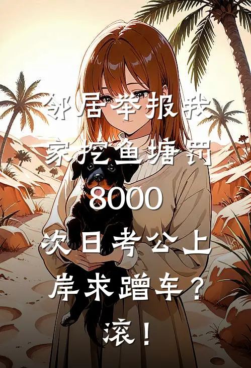 邻居举报我家挖鱼塘罚8000，次日考公上岸求蹭车？滚！