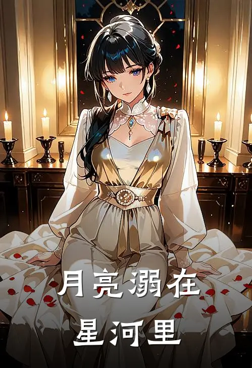 月亮溺在星河里
