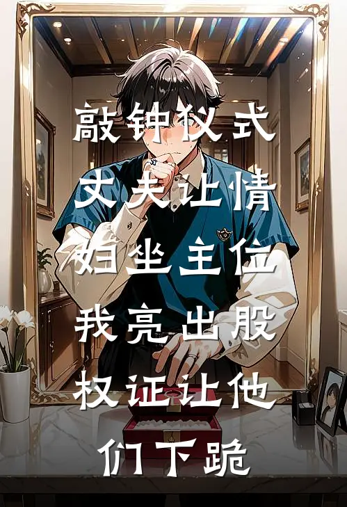 敲钟仪式丈夫让情妇坐主位，我亮出股权证让他们下跪