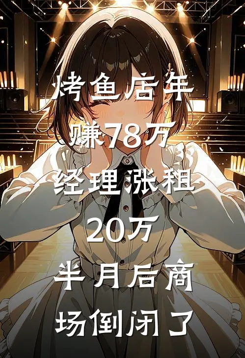 烤鱼店年赚78万，经理涨租20万，半月后商场倒闭了