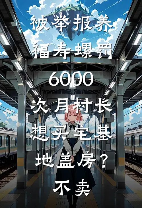 被举报养福寿螺罚6000，次月村长想买宅基地盖房？不卖