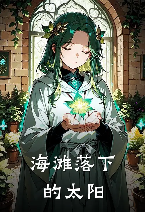 海滩落下的太阳