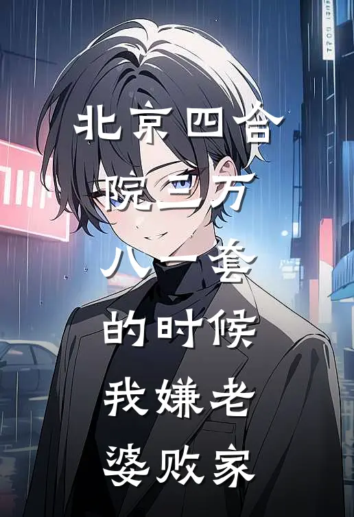 北京四合院三万八一套的时候，我嫌老婆败家