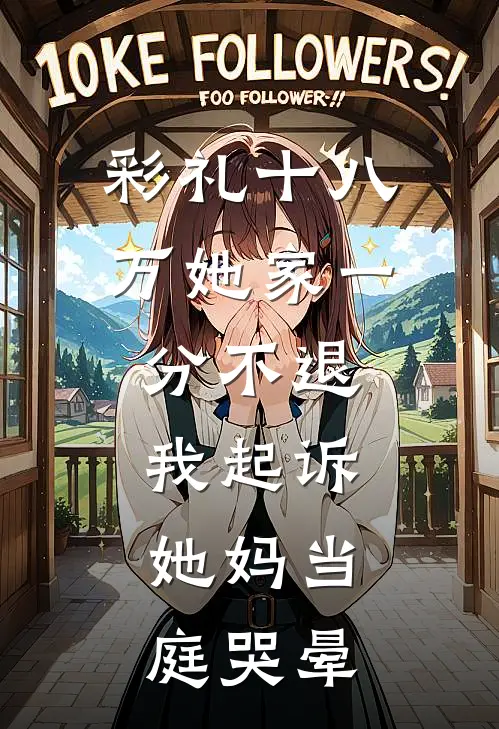 彩礼十八万她家一分不退，我起诉，她妈当庭哭晕