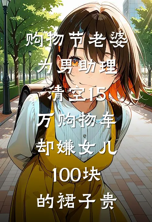 购物节老婆为男助理清空15万购物车，却嫌女儿100块的裙子贵