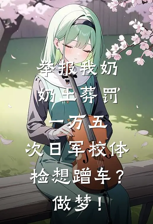 举报我奶奶土葬罚一万五，次日军校体检想蹭车？做梦！