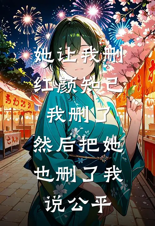 她让我删红颜知己我删了，然后把她也删了我说公平