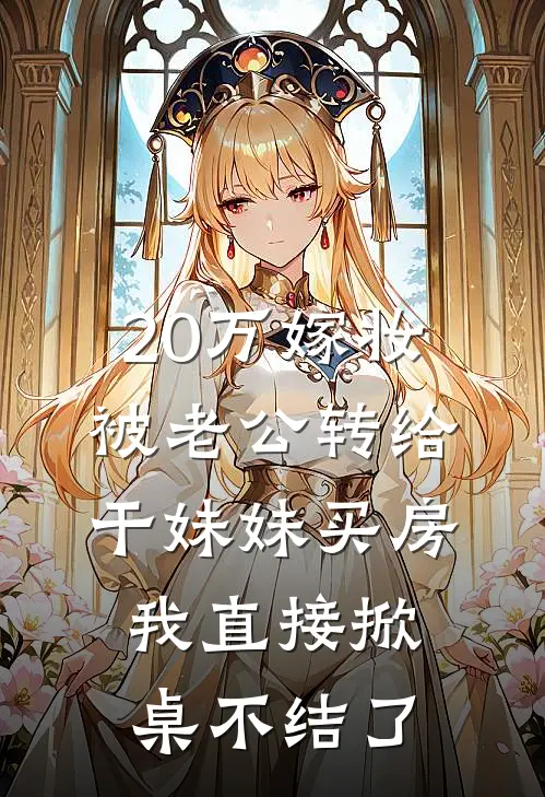 20万嫁妆被老公转给干妹妹买房，我直接掀桌不结了