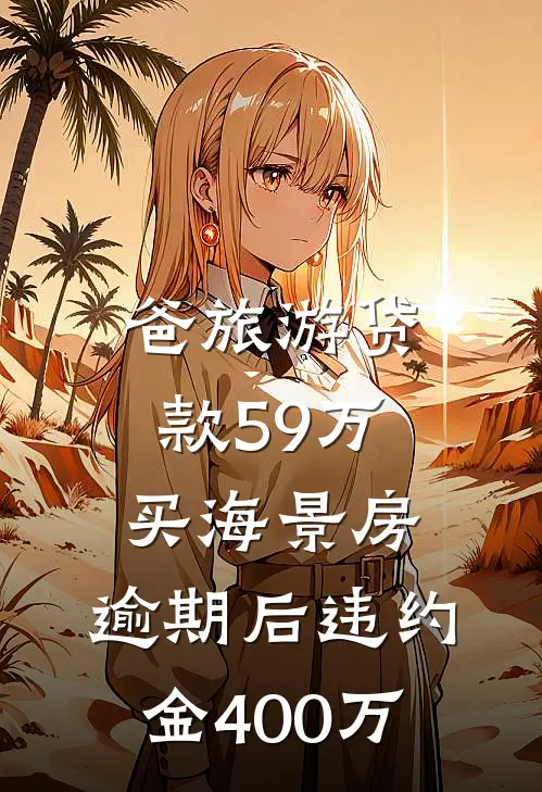 爸旅游贷款59万买海景房，逾期后违约金400万