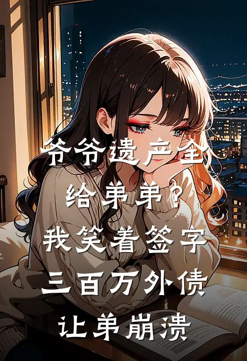 爷爷遗产全给弟弟？我笑着签字，三百万外债让弟崩溃