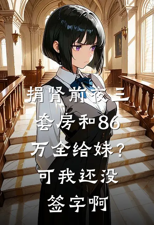 捐肾前夜三套房和86万全给妹？可我还没签字啊