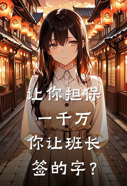 让你担保一千万，你让班长签的字？