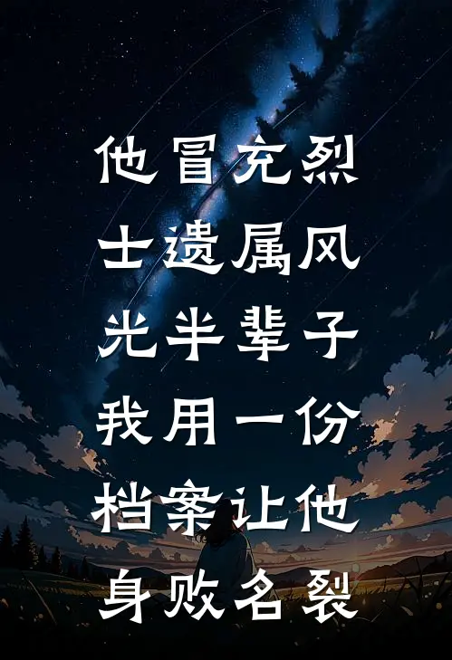他冒充烈士遗属风光半辈子，我用一份档案让他身败名裂
