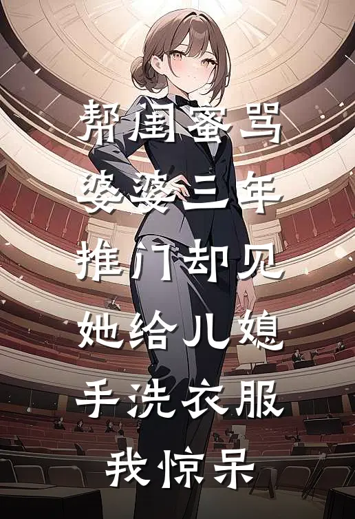 帮闺蜜骂婆婆三年，推门却见她给儿媳手洗衣服，我惊呆