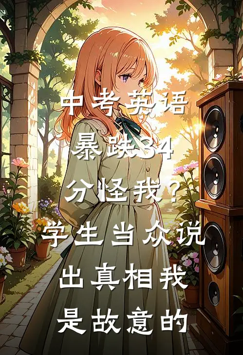 中考英语暴跌34分怪我？学生当众说出真相：我是故意的