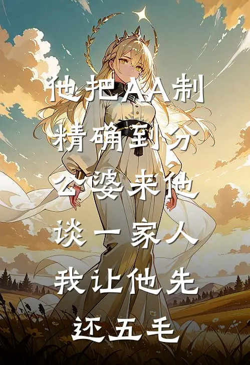 他把AA制精确到分，公婆来他谈一家人，我让他先还五毛