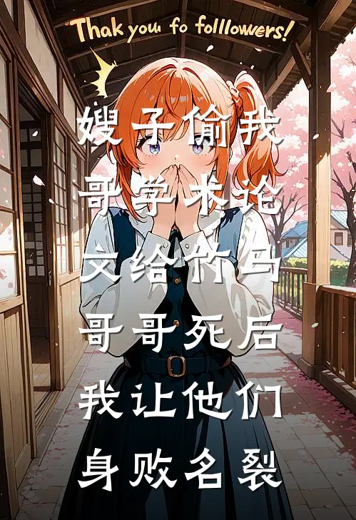 嫂子偷我哥学术论文给竹马，哥哥死后我让他们身败名裂