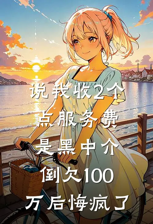 说我收2个点服务费是黑中介，倒欠100万后悔疯了