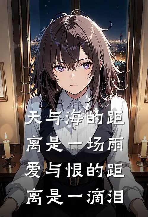 天与海的距离是一场雨，爱与恨的距离是一滴泪