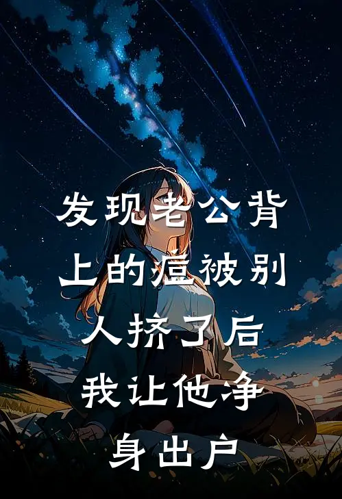 发现老公背上的痘被别人挤了后,我让他净身出户